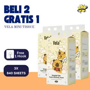 [BELI 2 GRATIS 1] 3 PLY, 840 SHEETS MINI TISSUE GANTUNG VELA CAPIBARA CAPPYBARA KAPIBARA CAPYBARA Tissue Minyak Tissue Serbaguna Tissue Mobil Tisu Wajah Ibu Dan Anak Tissue Lucu Tisu Murah Tissu Best Seller Tisu Rumah Tangga Tissue Promo Tisu Murah