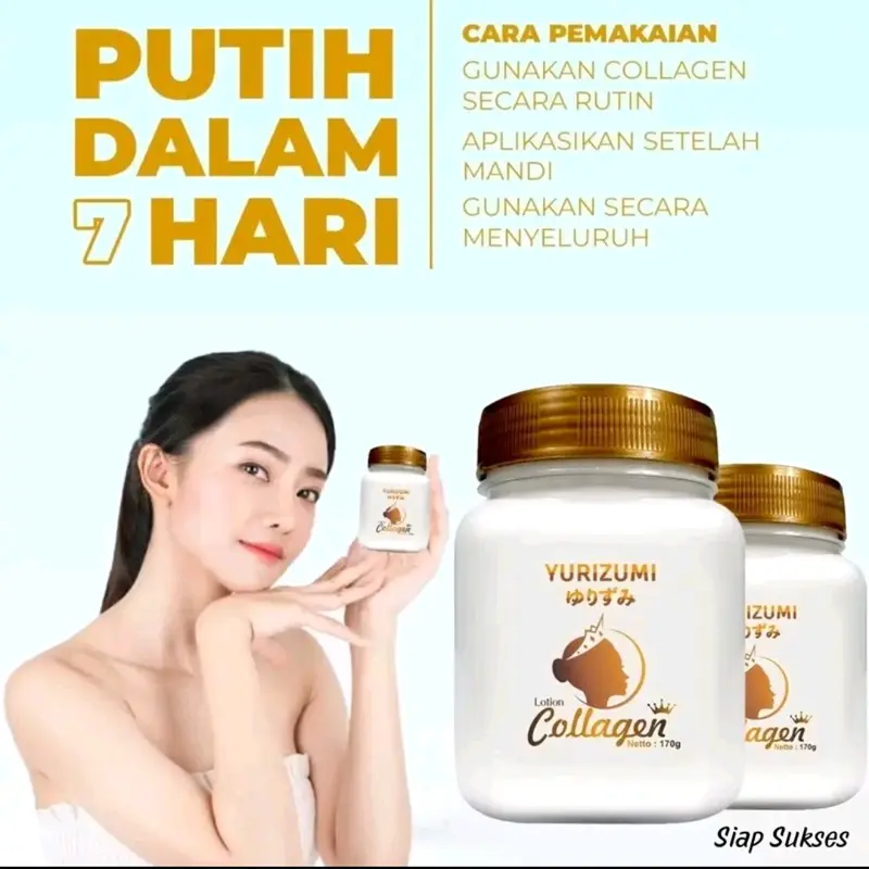 Bibit colagen pemutih badan body cream pencerah kulit kusam 150ml BPOM Lotion Tubuh Perawatan Mencerahkan 2