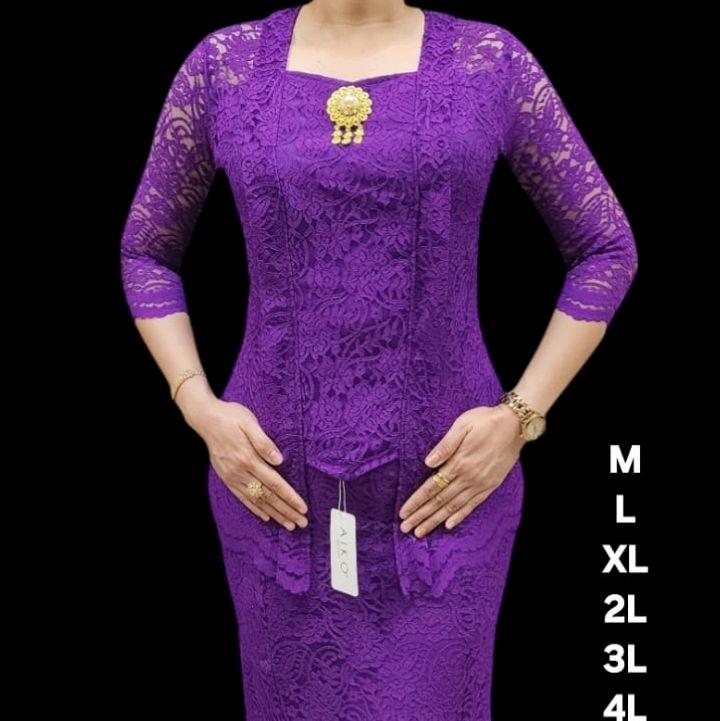 Setelan Kebaya Brokat/Set Renda Rok Panjang 2