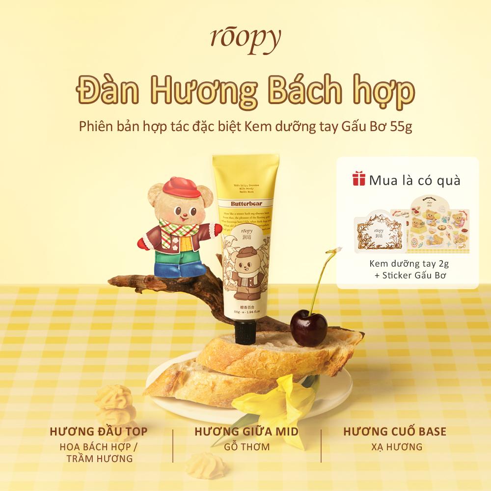 [Roopy×Gấu Bơ] Kem Dưỡng Da Tay Thơm, Phiên Bản Hợp Tác, Butter Bear ...