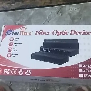 100Mbps 6 port sc Fiber 2 port RJ45 Fiber Optic Ethernet Converter