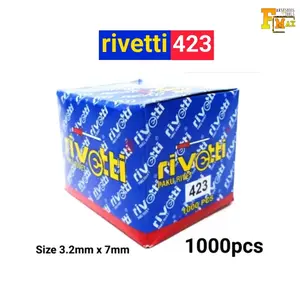 Paku Rivet Rivetti 423 – 3.2mm x 7mm – 1 Kotak 1000 Pcs