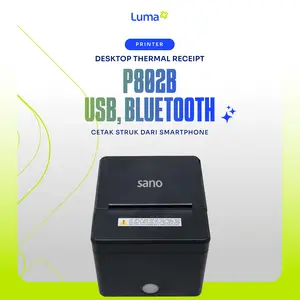 Printer Struk Kasir POS Sano P802B Print Thermal USB Bluetooth