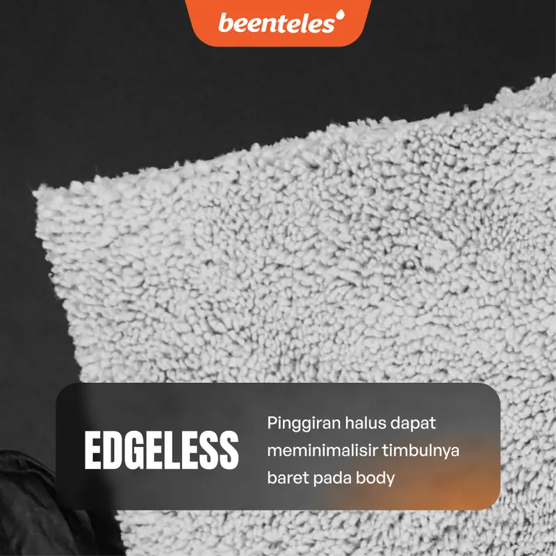 Drying Towel Microfiber Untuk Pengering Cuci Motor Mobil | Lap Microfiber 40x40 - BEENTELES 3
