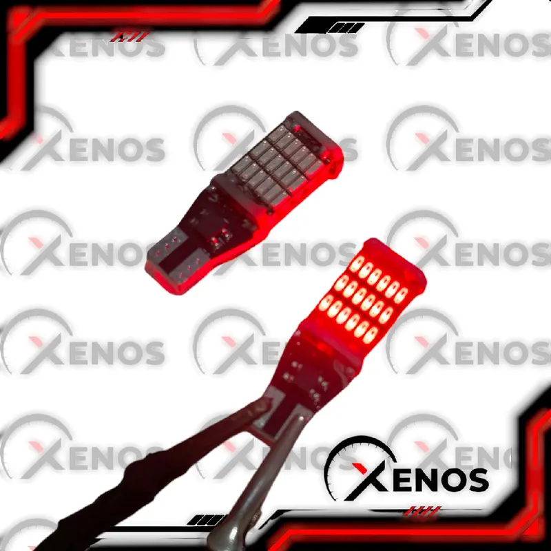 Bohlam lampu sein T10 dajjal led motor XENOS Motorcycle 4