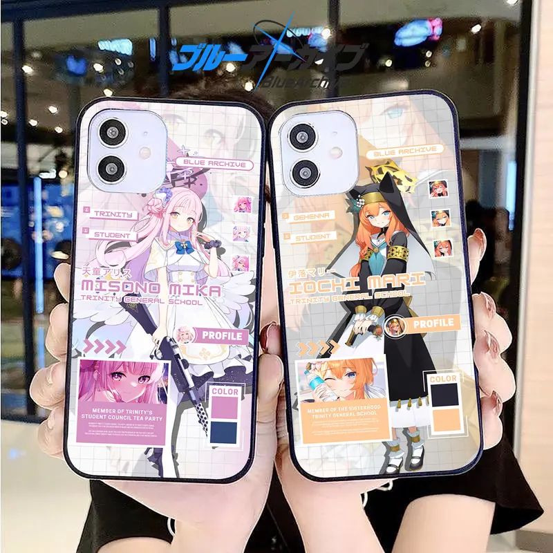 Custom Case Softcase Hardcase Casing Blue Archive All Type HP Smartphone dll soft  case 5