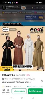 Product Review of C8476 ABAYA HIKMAT  Muslim Gamis from a**k l** 0