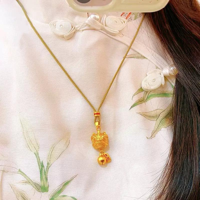Product Introduction of Hot selling new minimalist lion pendant with rope for men and women 4