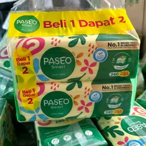Paseo Paket 2 Pack Tisu Paseo Kualitas Bagus 390 Helay No 1 Brand Tissue di Indonesia Beli 1 Dapat 2
