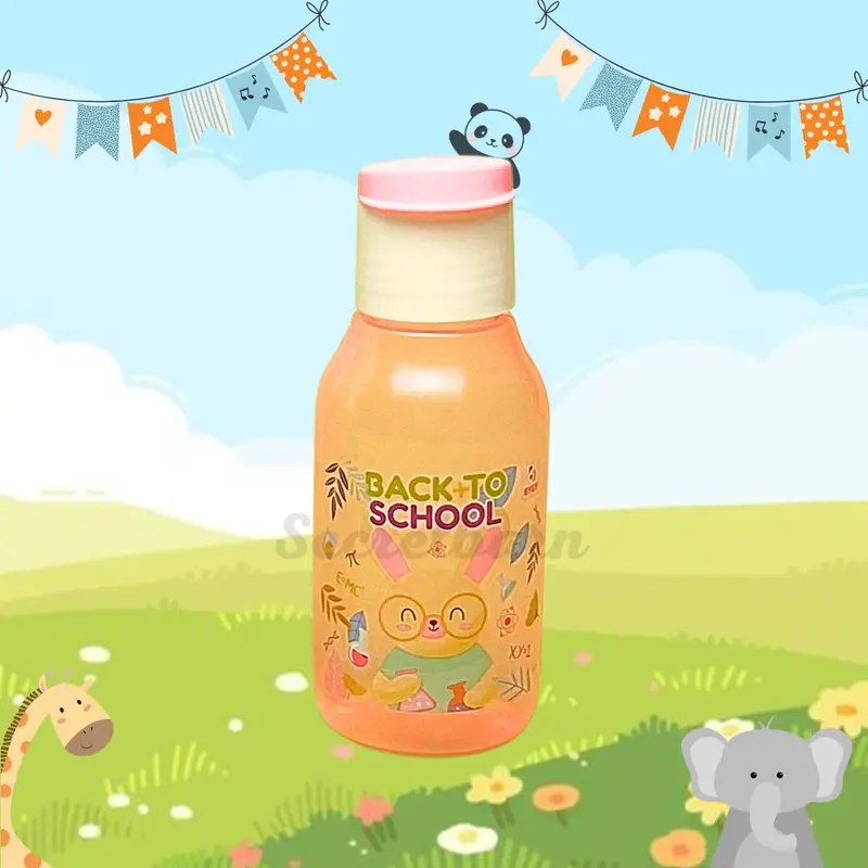 Botol fliptop AUSTIN | Botol Minum 350 ML | Thumbler Karakter | Souvenir Ulang Tahun Anak | Tempat Minum Plastik | Sovenir Ultah  Bottles Water 3