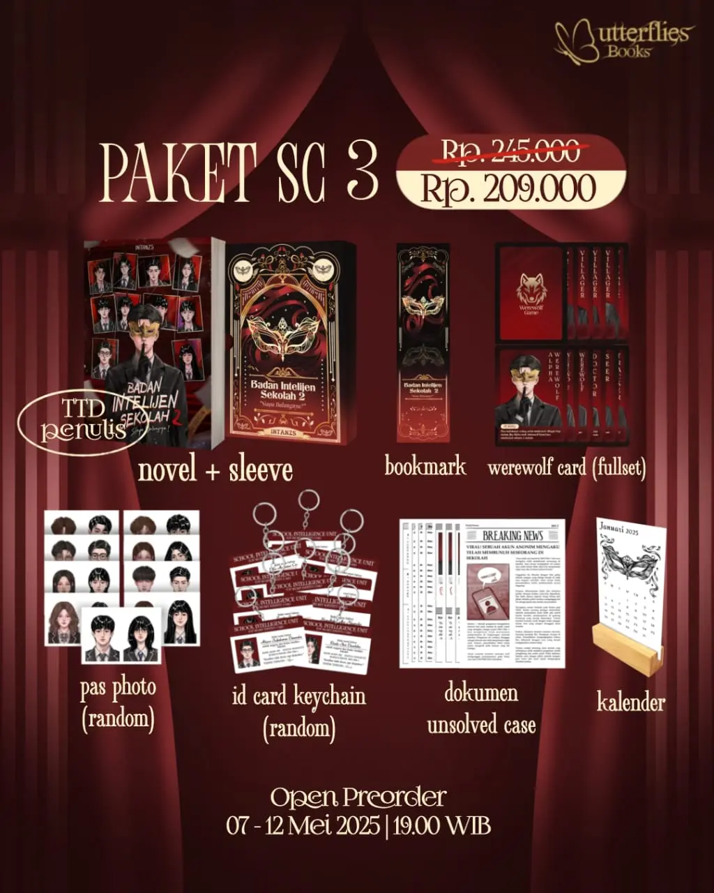 Novel Badan Intelijen Sekolah S2 By Intanzs - Butterflies Books