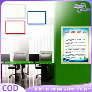 1pcs Bingkai Magnetik A4 Tidak Perlu Pengeboran Sign Holder A4 Panel Tampilan Frame Magnet