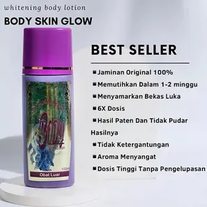 HB SKIN GLOW PEMUTIH BADAN 6X DOSIS TINGGI HANDBODY WHITENING DOSTING GLOW - Lotion Pemutih Tubuh Original 100%