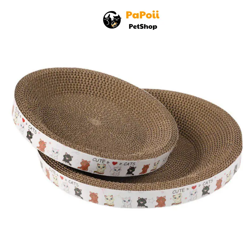 Bàn Cào Móng Cho Mèo Hình Tròn, Ổ Cào Móng Cho Mèo Đường Kính 30cm/40cm 6