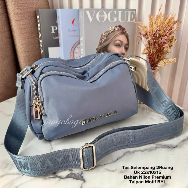 TAS SELEMPANG IMPORT BIMBA LIS MOTIF TAS BATAM JAMJO 2