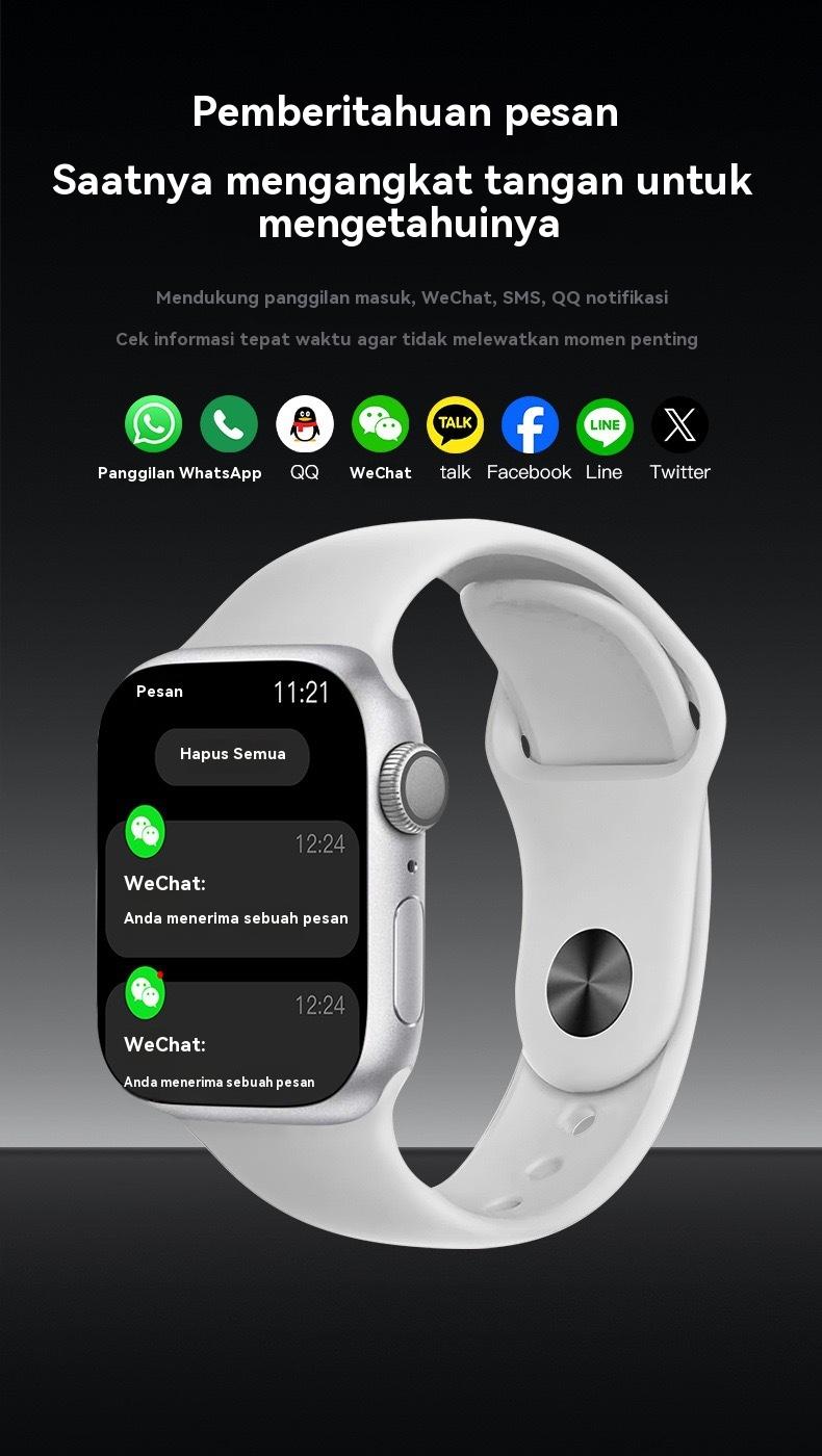 【Panggilan Bluetooth】Jam Tangan Pintar S12 - Dukung Panggilan Bluetooth, Tanpa Keluarkan HP, Layar HD, Multi Mode Olahraga: Lari/Bersepeda/Bola/Mendaki/Yoga, Monitor Detak Jantung, Tren 【Panggilan Bluetooth】Jam Tangan Pintar S12 - Dukung Panggilan Bluetooth, Tanpa Keluarkan HP, Layar HD, Multi Mode Olahraga: Lari/Bersepeda/Bola/Mendaki/Yoga, Monitor Detak Jantung, Tren