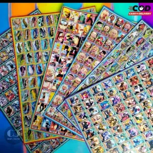 [ PROMO 2 Lembar / 200 PCS ] Mainan Gambar Adu Gepok / Poster Gambar / Mainan Kartu / Kartu Gepok / Poster Adu / Gambar Gepok Lembaran / Gambar Gepok Termurah Dewasa