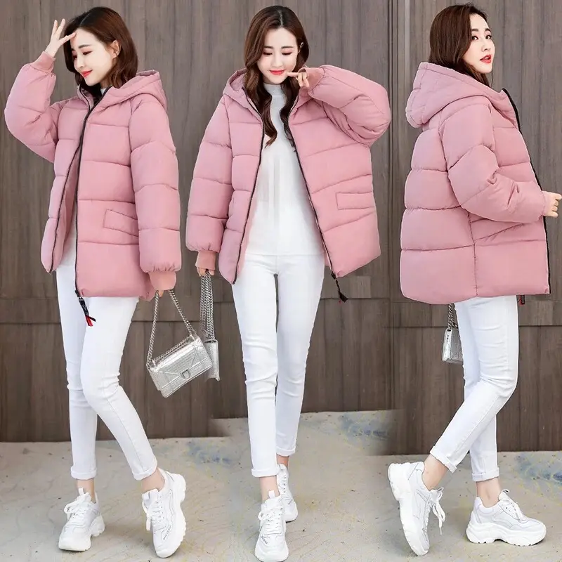 Jaket Winter Wanita Tebal Musim Dingin Casual Variasi