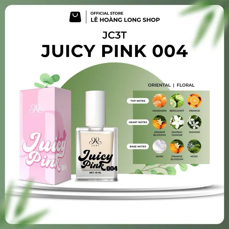 HOA JUICY PINK - 10ML - LƯU HƯƠNG 12 TIẾNG 3