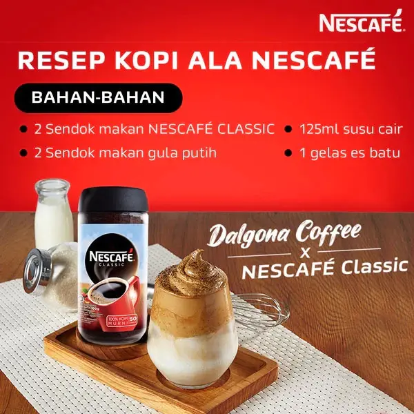 Nescafe Classic Sachet 2gr - Kopi robusta murni 100% - Kemasan Eceran 4