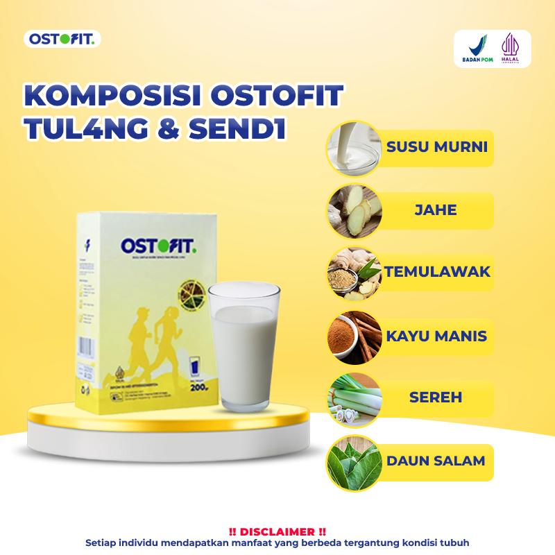 Susu Ostofit 4 Box Original | Minuman Susu Bubuk Murni HALAL BPOM | AKUN RESMI OSTOFIT [Bisa COD] 1