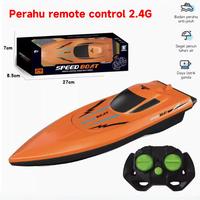 Gambar High speed boat RC mainan anak rc speed boat radio remote control mainan anak - Oranye dari YUNLEO.TOY Kab. Tangerang 2 Tokopedia