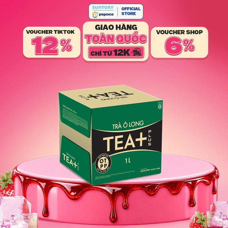 Thùng 12 Chai Trà Ô long Tea+