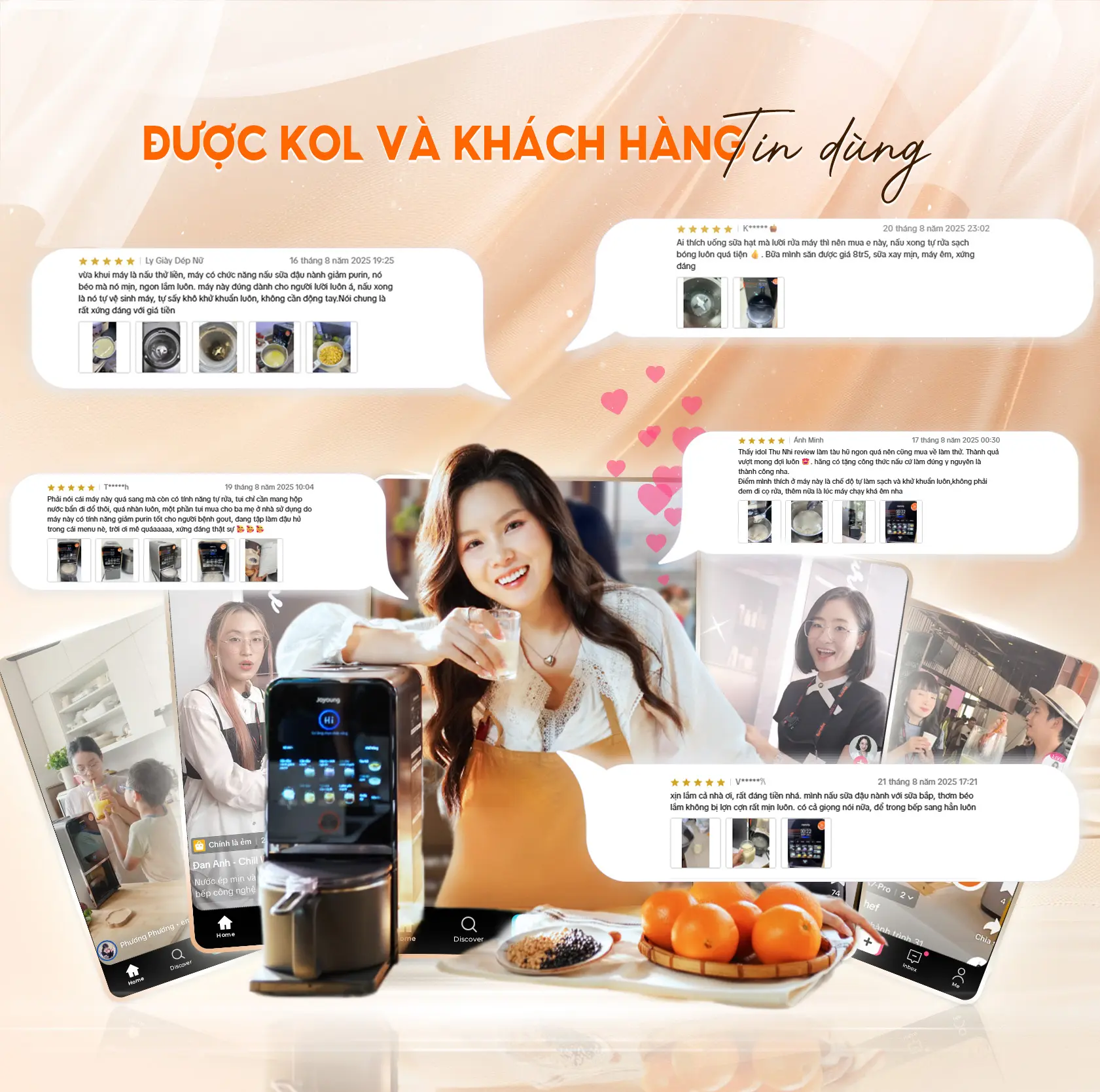 [MUA 1 TẶNG 1, CHỌN 1 TRONG 3 QUÀ] Máy nấu sữa hạt đa năng Joyoung JSCB-K7 PRO, Máy làm sữa hạt tự động làm sạch khử khuẩn, Công nghệ giảm Purin, Thông báo giọng nói, Màn hình cảm ứng, | BigBuy360 - bigbuy360.vn