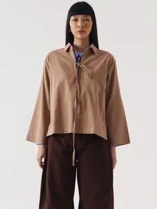 NASL by Nagita Slavina Brown Linen Ribbon