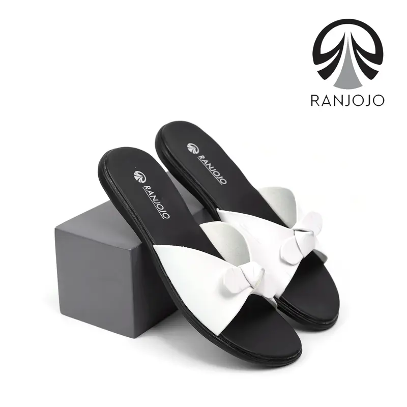 Sandal Cewek RJ.13 Teplek Pita Karet Slop 2