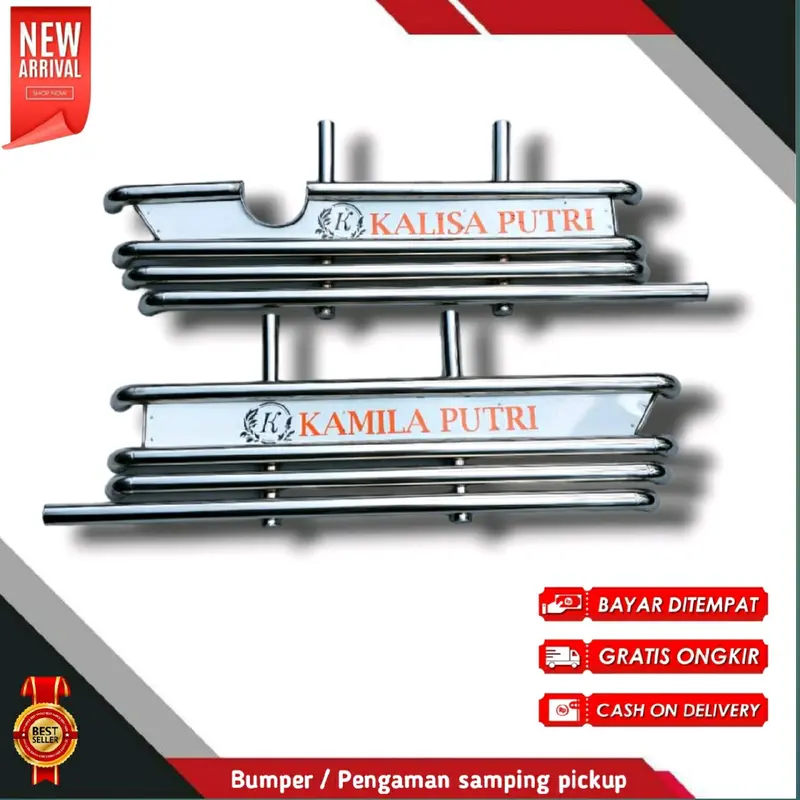 Bumper / pengaman samping untuk cary futura / ts120SS (bisa request tulisan) 0