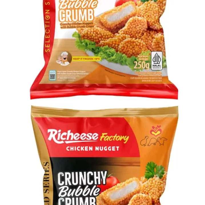 Richeese Factory Chicken Nuget Crunchy bubble crump Food Instan Makanan 3