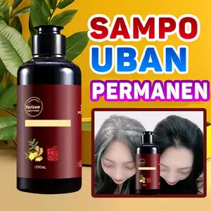 Shampoo Uban 300ml Sampo penghitam Rambut Sampo Atasi Uban
