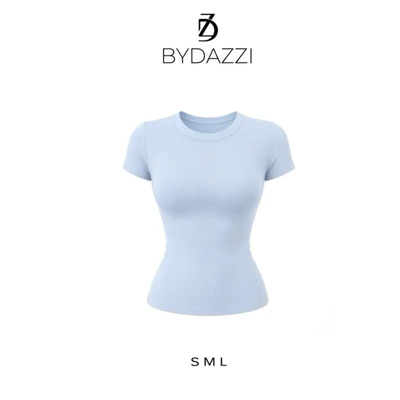 Áo thun trơn nữ cổ tròn vải cotton mịn DAZZI form ôm babytee Women A016 | BigBuy360 - bigbuy360.vn Áo thun trơn nữ cổ tròn vải cotton mịn DAZZI form ôm babytee Women A016 | BigBuy360 - bigbuy360.vn