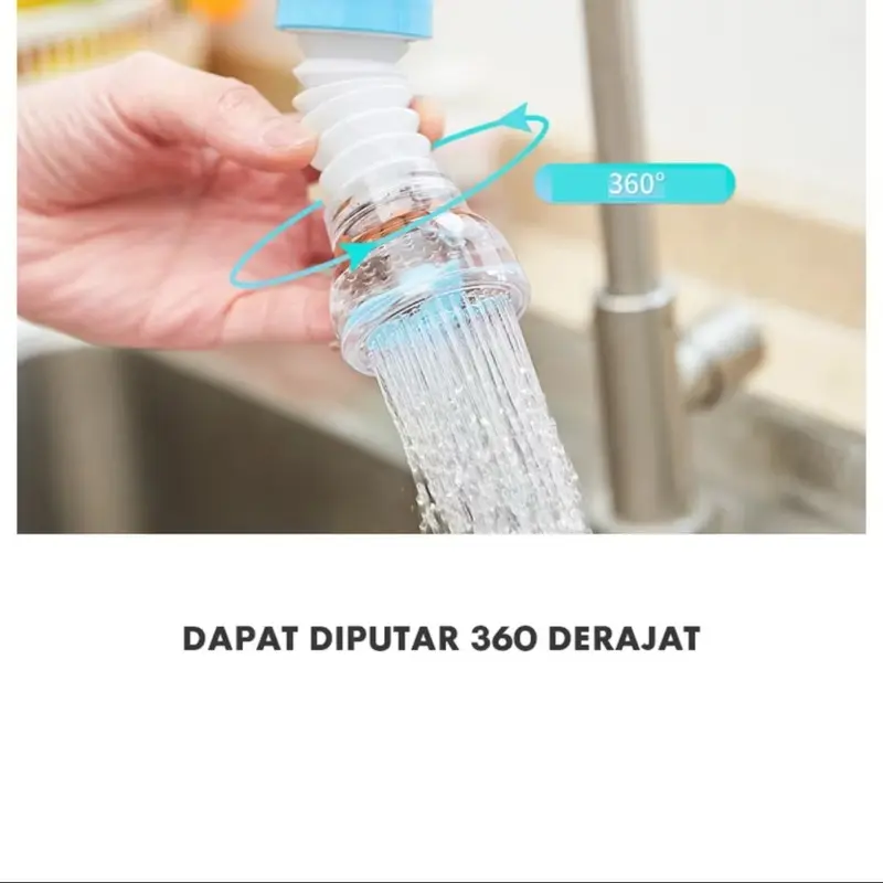 SAMBUNGAN KRAN AIR / SARINGAN KRAN AIR / FILTER KRAN AIR FLEXIBLE FILTER AIR ANTI SPLASH 4 & 3 LAPIS 6