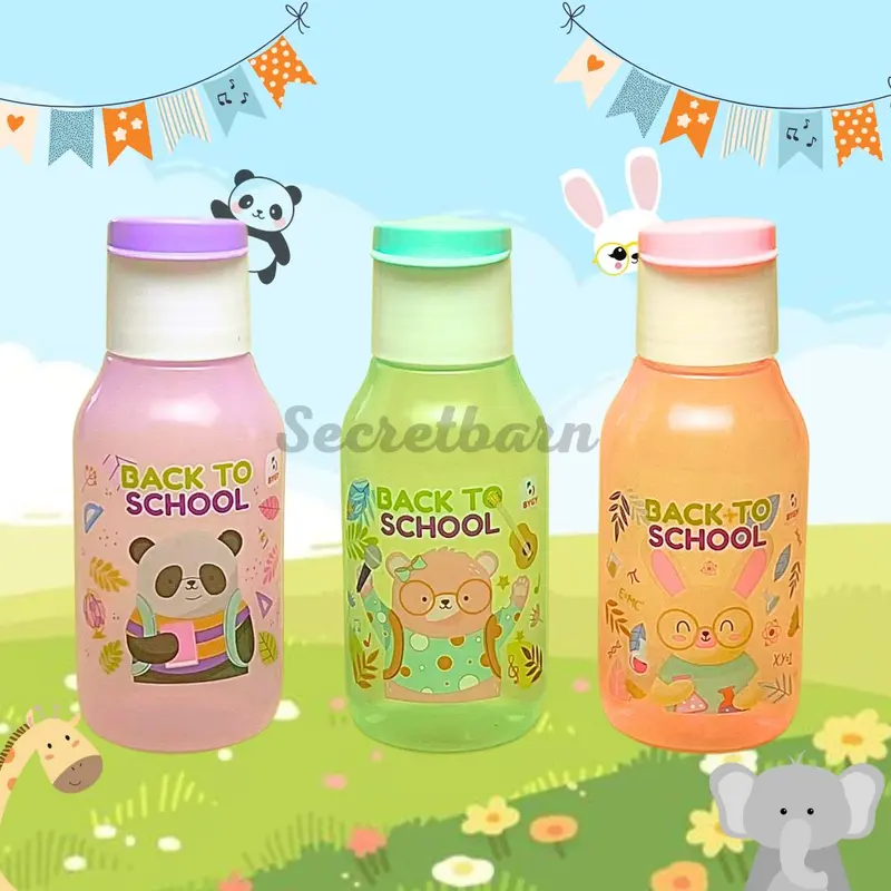 Botol fliptop AUSTIN | Botol Minum 350 ML | Thumbler Karakter | Souvenir Ulang Tahun Anak | Tempat Minum Plastik | Sovenir Ultah  Bottles Water 0
