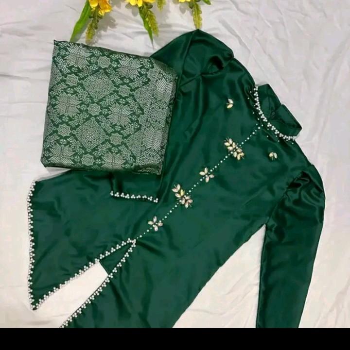 khalista one set kurung melayu baju pesta baju bradesmaid baju lamaran baju kondangan Muslim Wanita Gamis Setelan Celana Katun Panjang Dewasa Dress 2