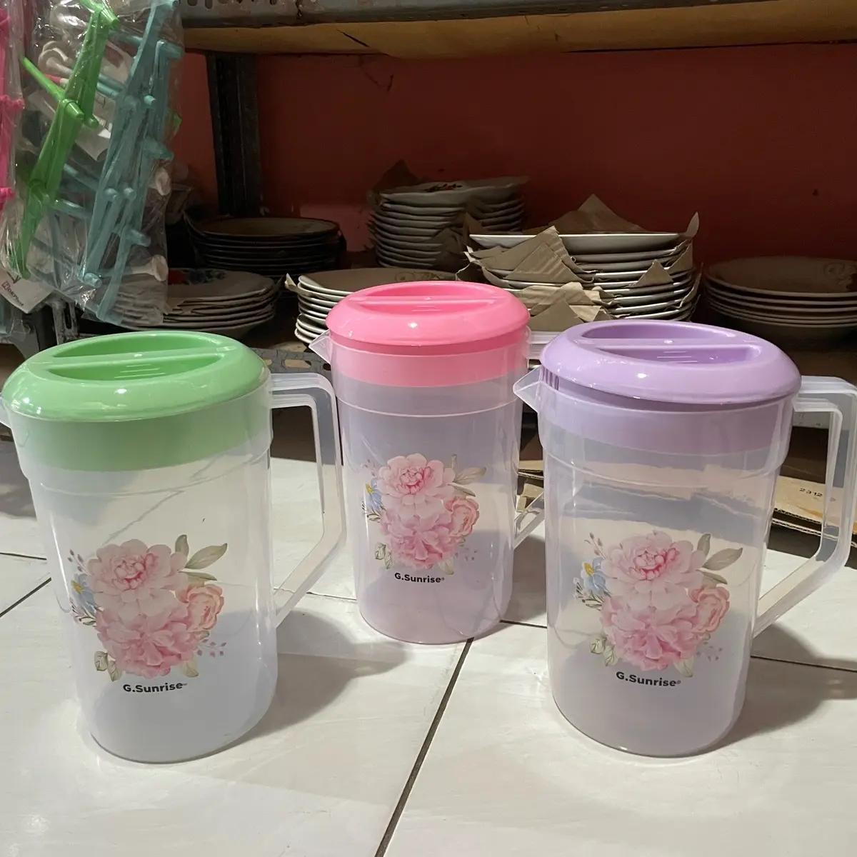 [3 & 6 PCS] TEKO PLASTIK JUMBO 4,1 L