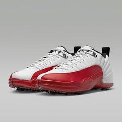 jordan 12 red and white