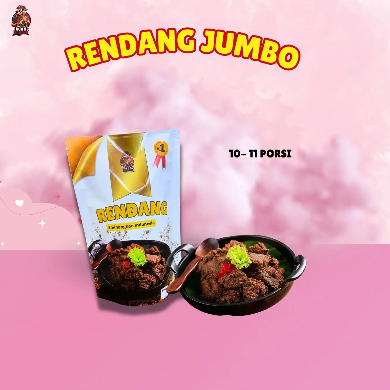 RENDANG EKO KAYES  - 500 GRAM LEBIH HEMAT