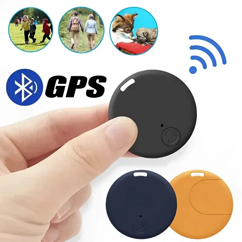 Mini GPS Tracker Bluetooth Anti-Lost Device Pet Kids Bag Wallet Tracking for IOS/ Android Smart Finder Locator Accessories  Map Button Phone gps  tracker