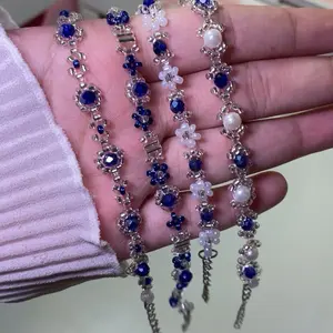 Bracelet Series BlueSapphire // By OdDheJewelryBeads