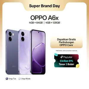 OPPO A6x 4GB/64GB & 4GB/128GB Smartphone [Snapdragon 685 4G, Layar Ultra Cerah 120Hz, Baterai 6500mAh]
