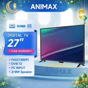 [D27] Animax TV LED Digital 27 inch HD Ready Digital Televisi Murah-MINI TV  IN ROOM Hdmi Lcd Monitor  ( harus pakai antena )