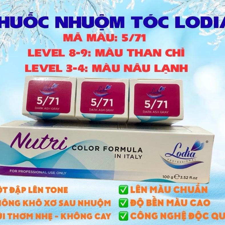  Thuốc nhuộm tóc Lodia siêu dưỡng bền màu 5 Màu nhuộm Hottrend,màu khói sương mù,xanh dương khói màu hồng trà đào màu nâu lạnh,màu xanh đen màu chì khói 