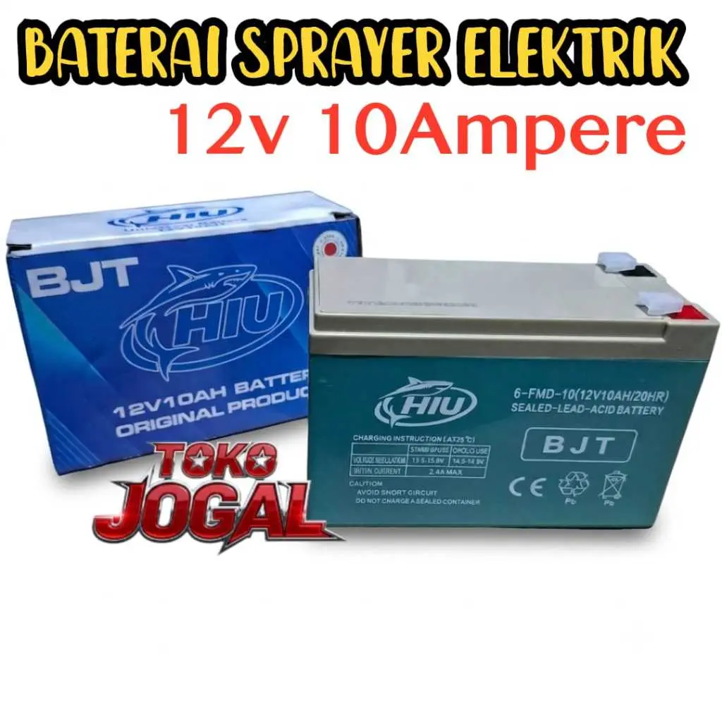 HIU AKI - baterai - BATERAY serbaguna bisa untuk sprayer elektrik semprot hama 16Liter 2in1 10 AMPER