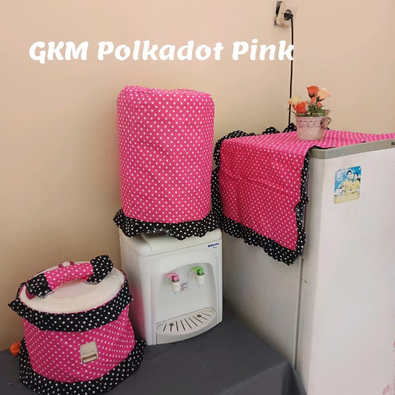 COVER GKM HAFIDZ  (Galon Kulkas Magic Com) DOTTY PINK 0