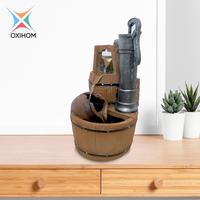 Gambar Oxihom W009 Water Fountain Ornament Articles Taman Air Mancur Mini Garden Abstrak Dekorasi Indoor dan Outdoor Rumah Unik dan Antik Feng Shui Motif Batu Alam Minimalis Membuat Ruang Tamu yang Mewah Elegan Hangat dan Romantis dengan lampu LED - W009 dari Oxihom Kota Depok 1 Tokopedia
