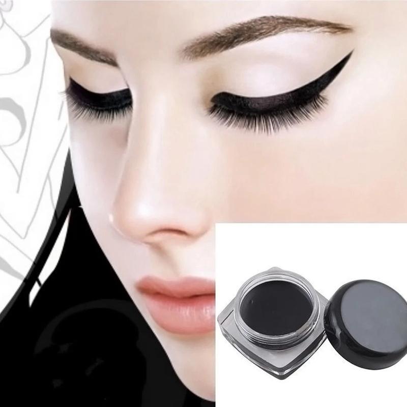 Eyeliner Gel / Eyeliner Gel Aplikator Hitay Black Waterproof 1