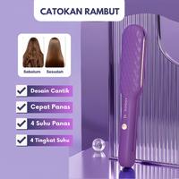 Gambar Catokan Rambut catokan curly 2 in 1 Hair Straightener  Pemanasan Cepat Dalam 10 Detik Sisir - Ungu dari DANNY-Store Kab. Tangerang 5 Tokopedia